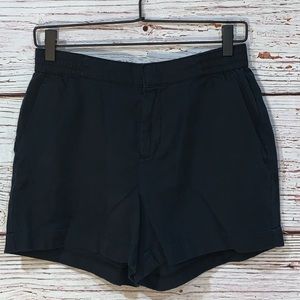 A New Day Rolled Hem Shorts Dark Blue Size Small